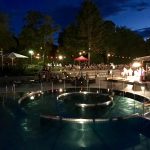 Sommerabend im Freibad Calw Stammheim