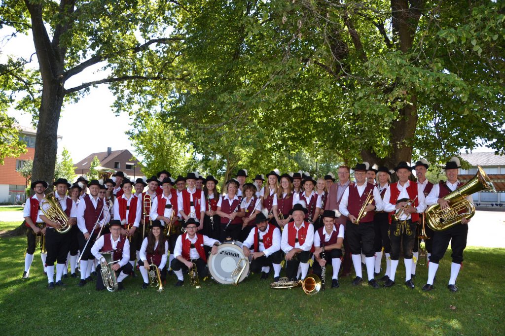 Musikverein Stammheim und Althengstett als German Mega Brassband