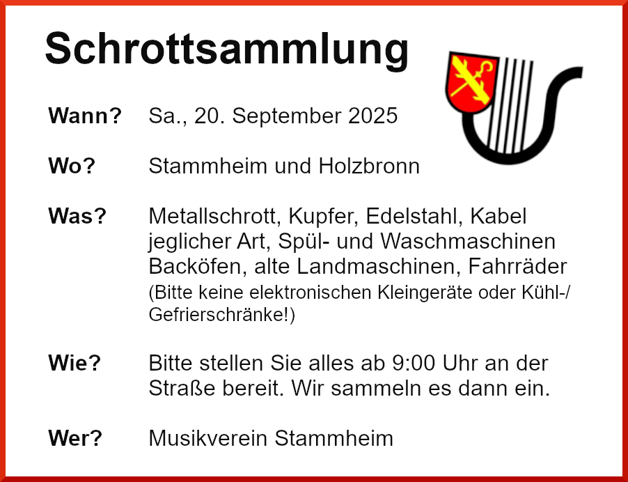Schrottsammlung